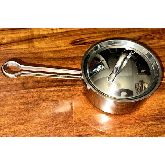 Revere Ware Pro Line 1.5Qt Copper Core Stainless Steel with Lid Saucepot - Picture 2 of 8